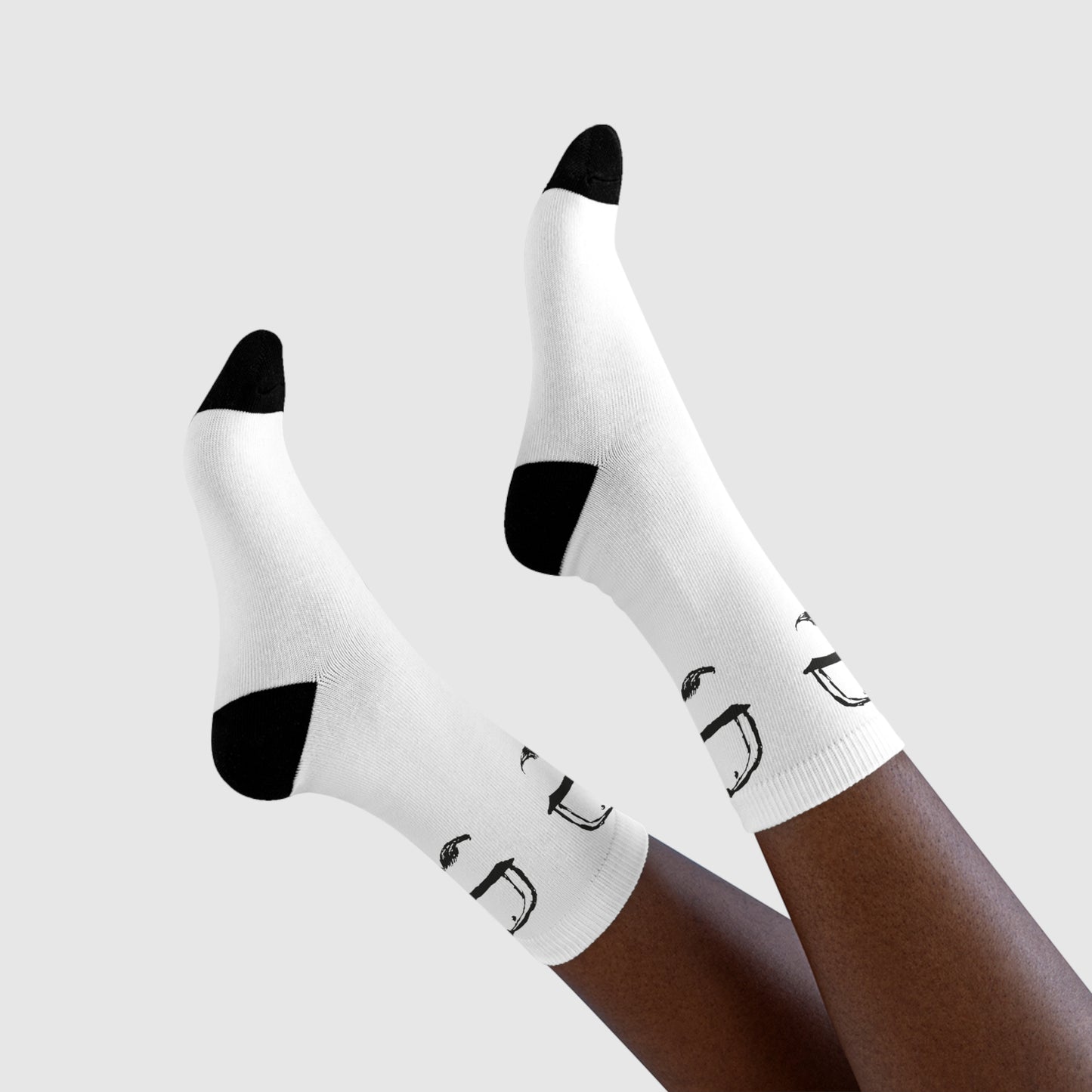 DOMINOLO Sublimation Crew Socks