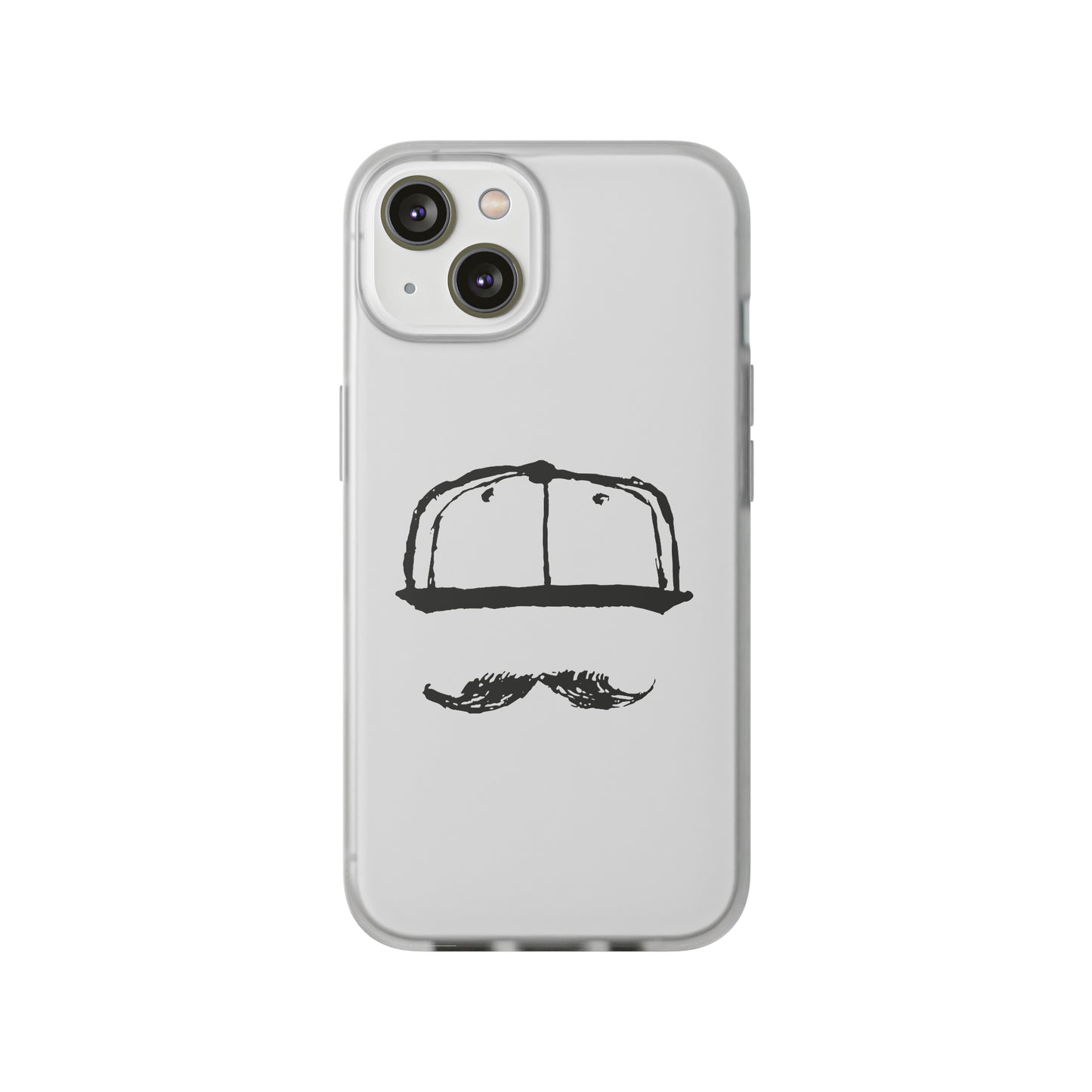 DOMINOLO Mustash Mobile Flexi Case - Big Logo Black