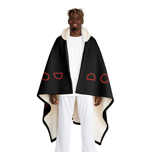 2nd Edition DOMINOLO Hooded Sherpa Fleece Blanket