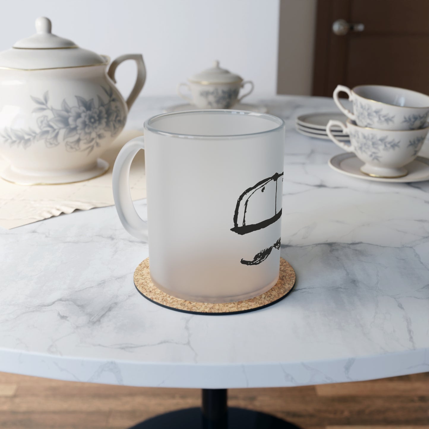 DOMINOLO Frosted Glass Mug